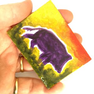 Wildschwein, bunt