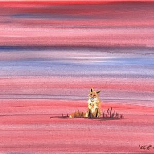 Interessierter Rotfuchs