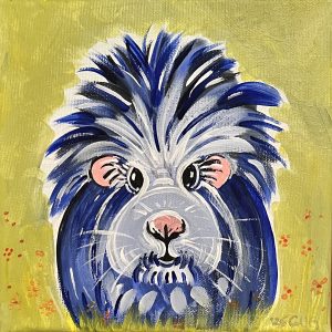 Meerschwein blau